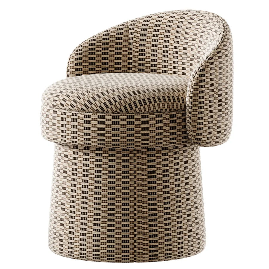 Ocotea Home Vanity Stool Image 3