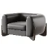 Tina Modern Boucle Upholstered Accent Armchair - Thumbnail 4