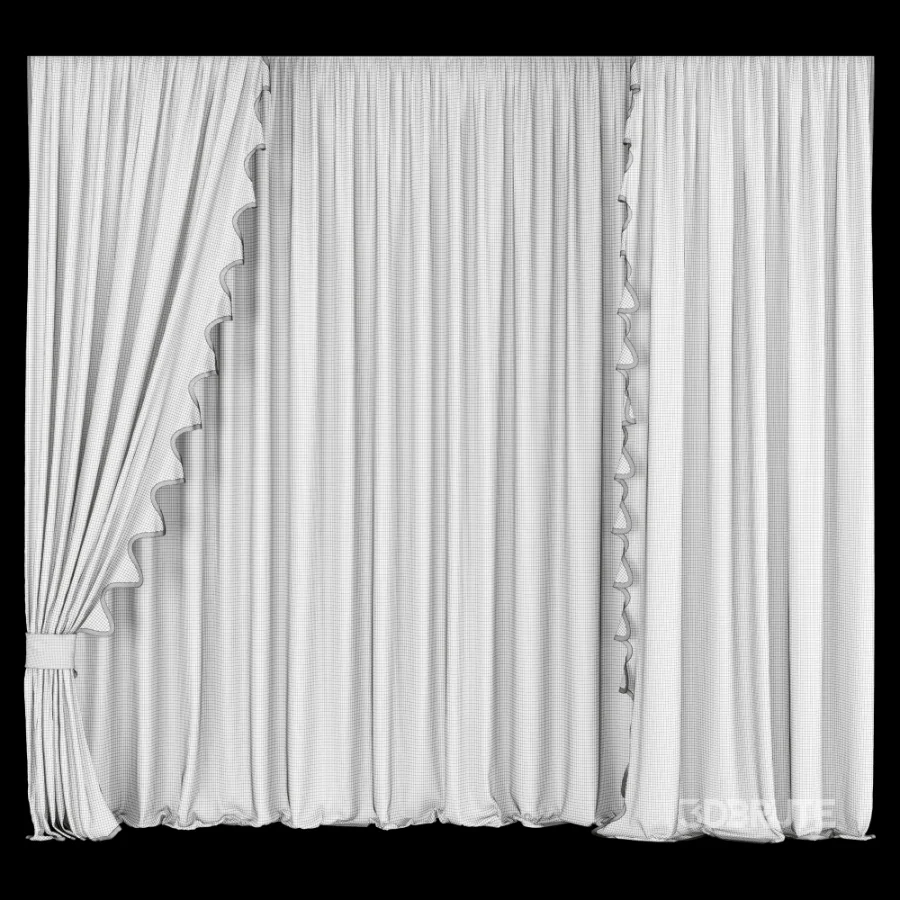 Silk and Cotton Curtain Set 125 Image 6