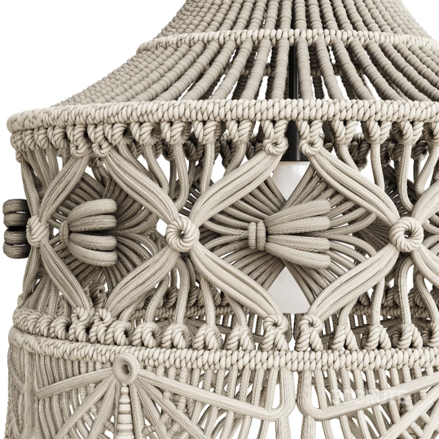 Macrame Pendant Lamp Image 4