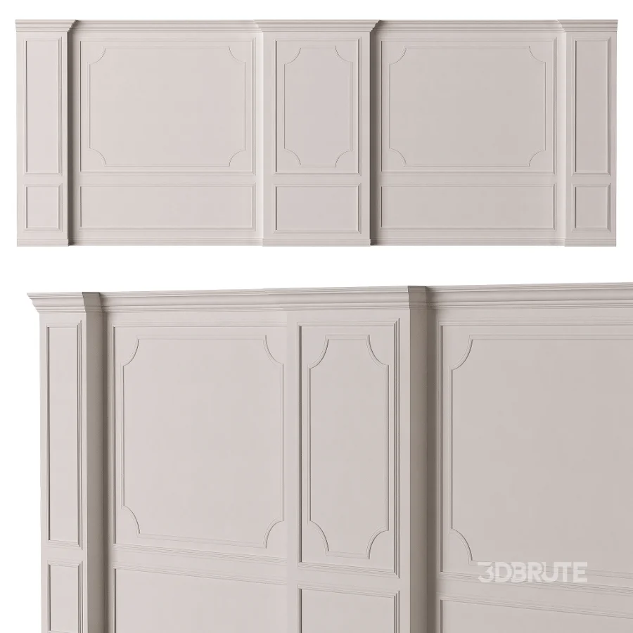 Classic 3D Wall Panel Elegant Design for Interior Decor 18 Image 5