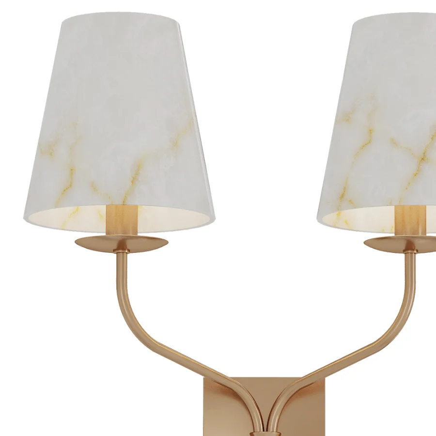 Mirevaux Alabaster Wall Sconce Image 6