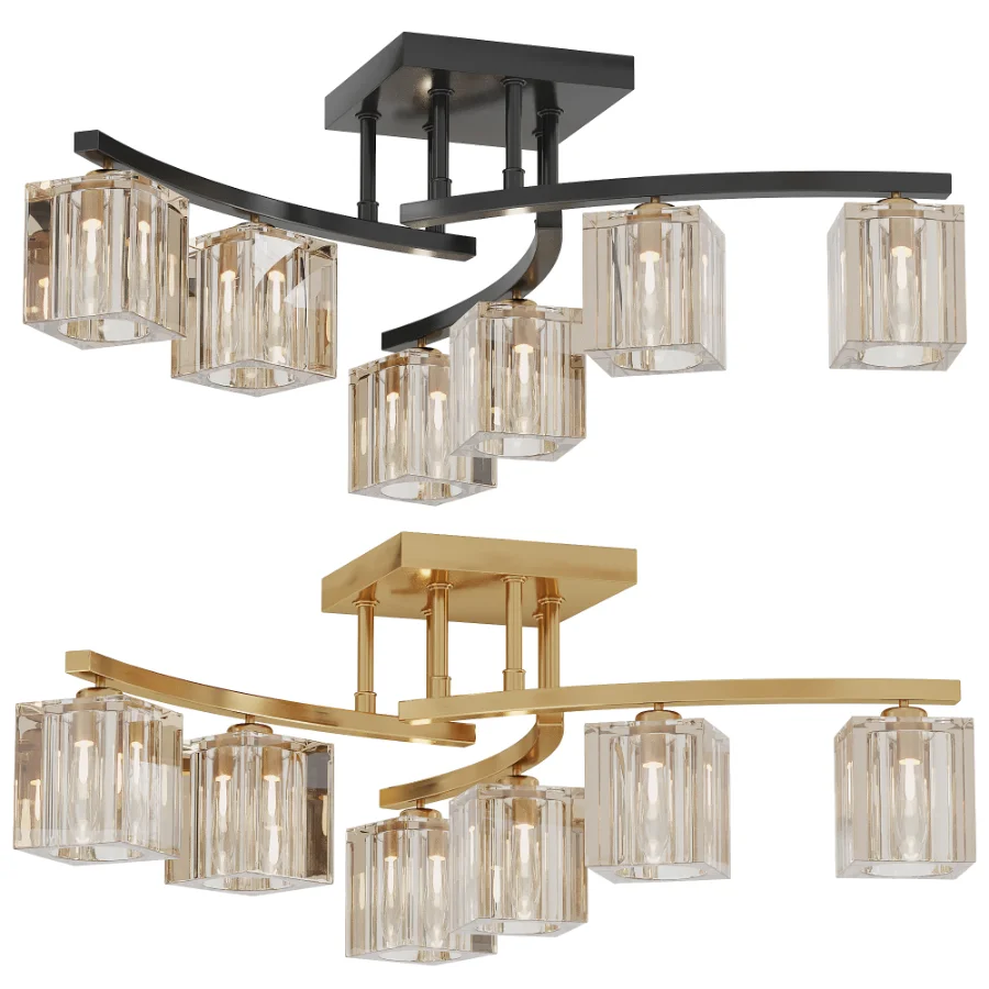 Sputnik Ceiling Chandelier Image 1