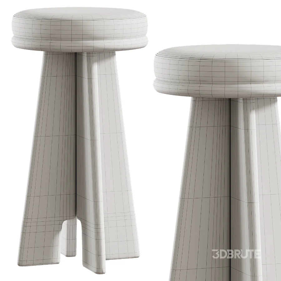 Стул полубарный, Kuru Chair Image 3
