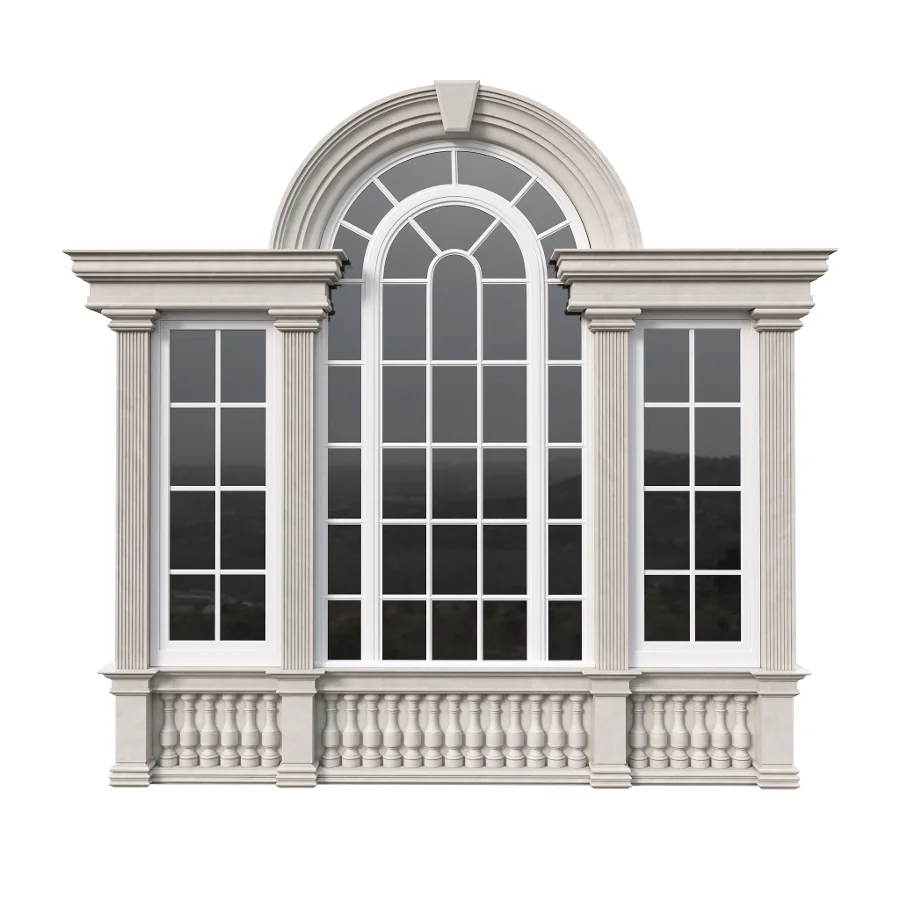 Architectural Classic Window 3D Model 15 Image 1