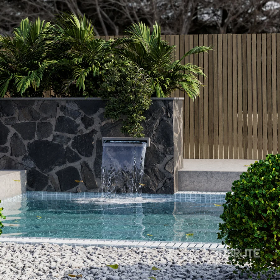 Backyard and Landscape with Pool 09 Image 3