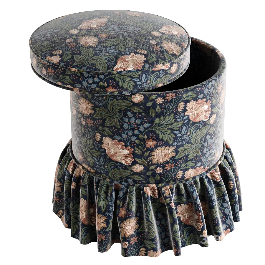 Aurora Footstool pouf Image 6