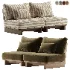 Daphne Outdoor Loveseat - Thumbnail 1