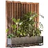 Room Divider Planter 03 – Wooden Panel with Plants - Thumbnail 5