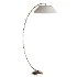 Circo arc bronze and linen floor lamp - Thumbnail 2