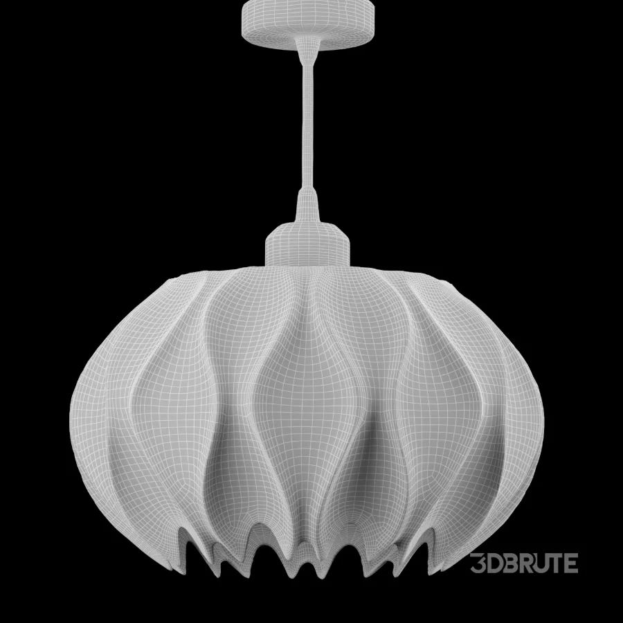 Sculptural Hanging Lamp Shade Image 4