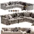 Morell 5 Piece Upholstered Reversible L Sectional - Thumbnail 6
