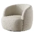 Tayson Swivel Armchair Stone - Thumbnail 2