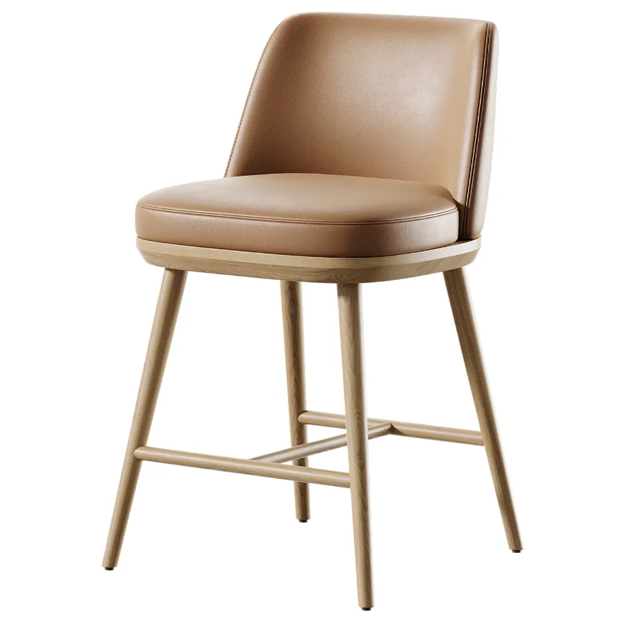 Trentino semi-bar stool Image 3