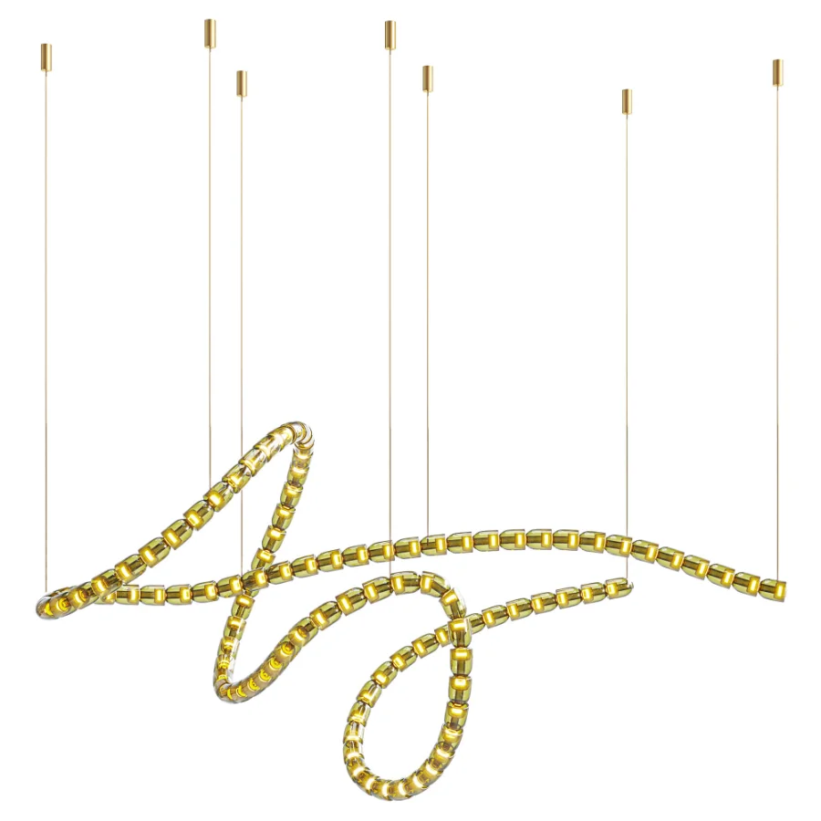 Gabriel Knot LED Chandelier Image 4