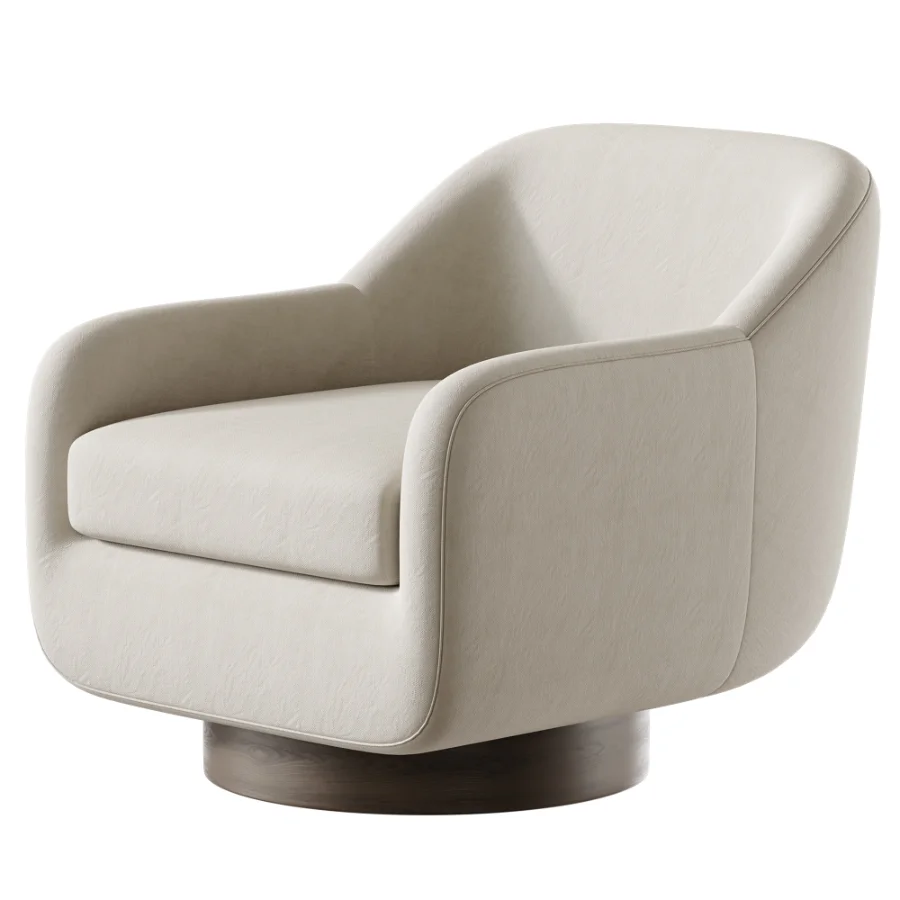 Modern Swivel Accent Chair Image 2