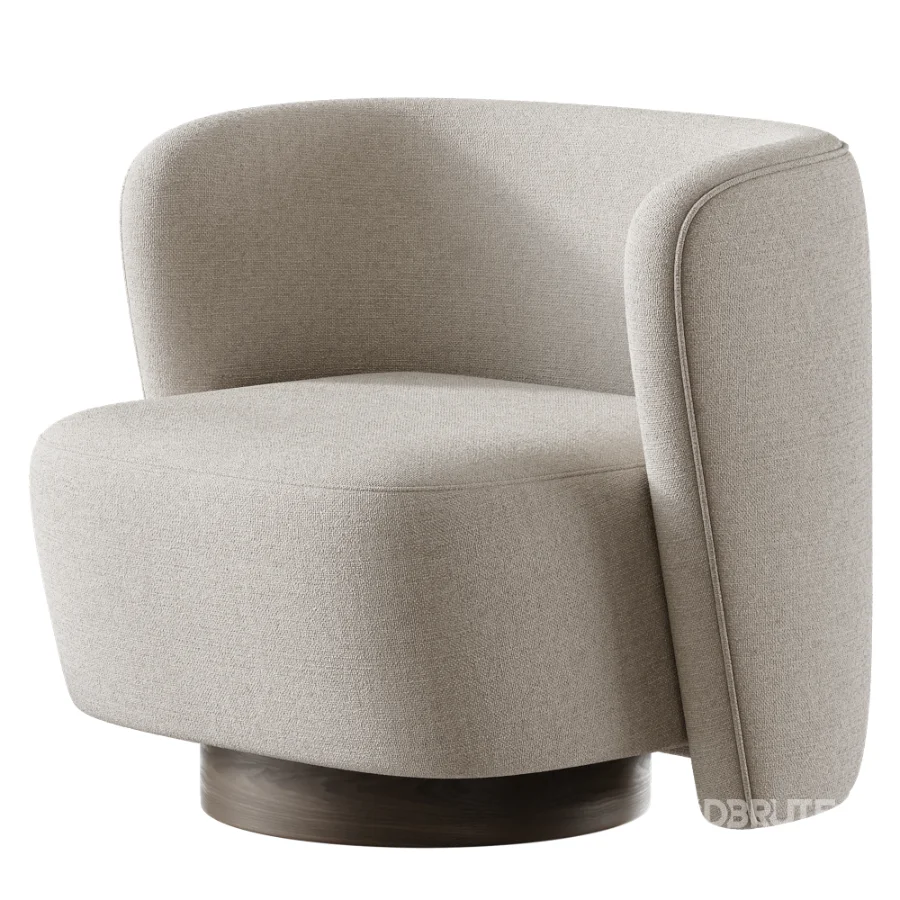 Swivel Lounge Chair by Juliana Lima Vasconcellos Image 2
