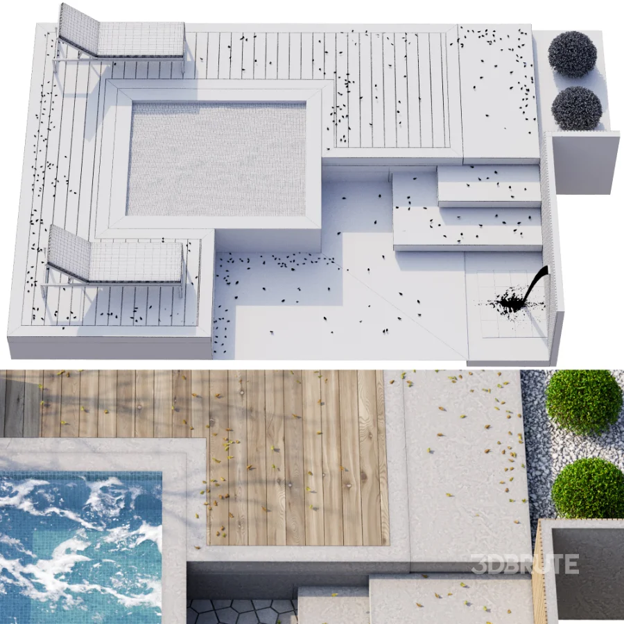 Backyard and Landscape with Pool 10 Image 1