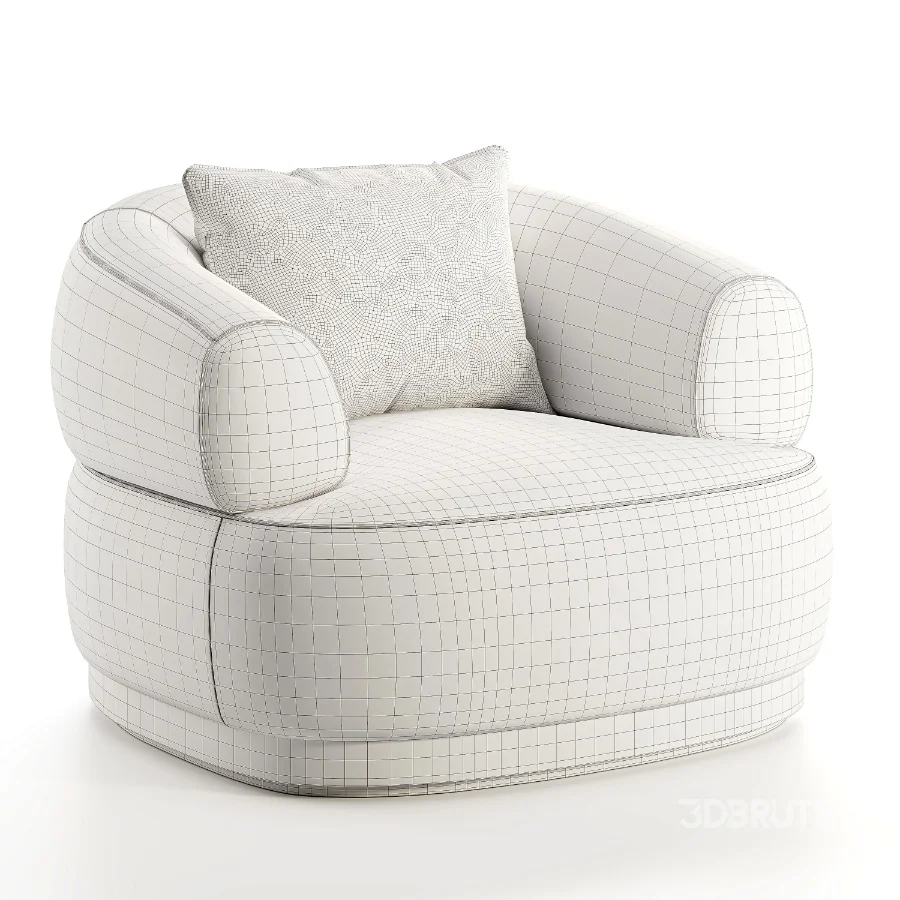 Amalfi Swivel Lounge Chair-Harbour Image 6