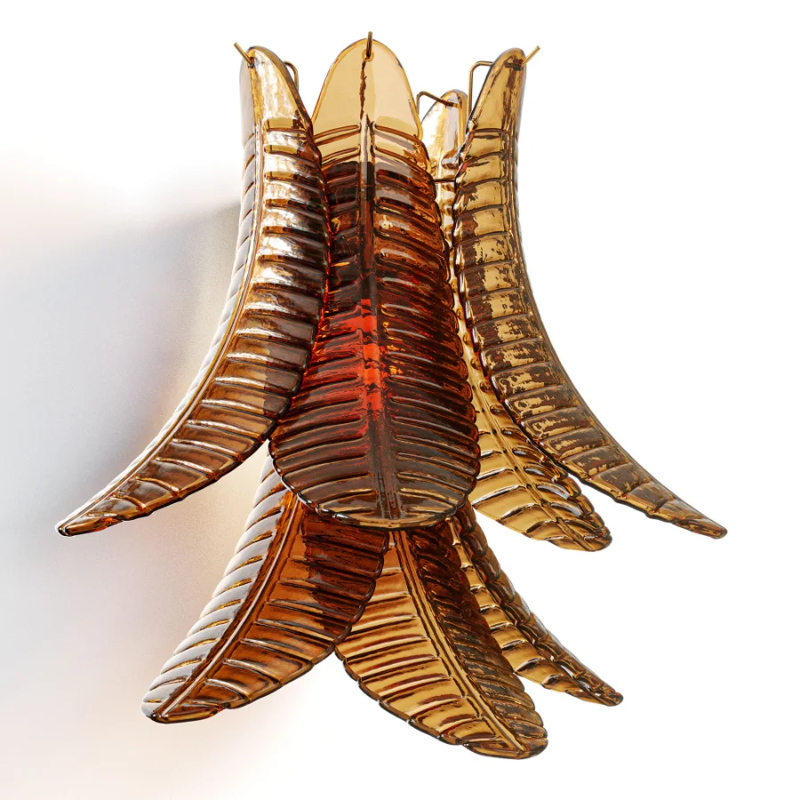 Murano glass wall lamp Image 5