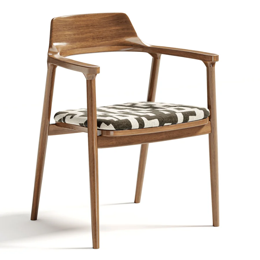 Hiroshima chair,Moon table Dantonehome Dining set Image 5