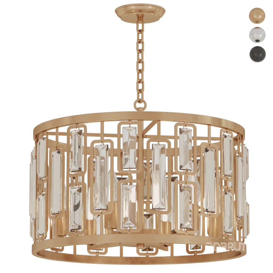 Bolton Crystal Pendant Light Image 4