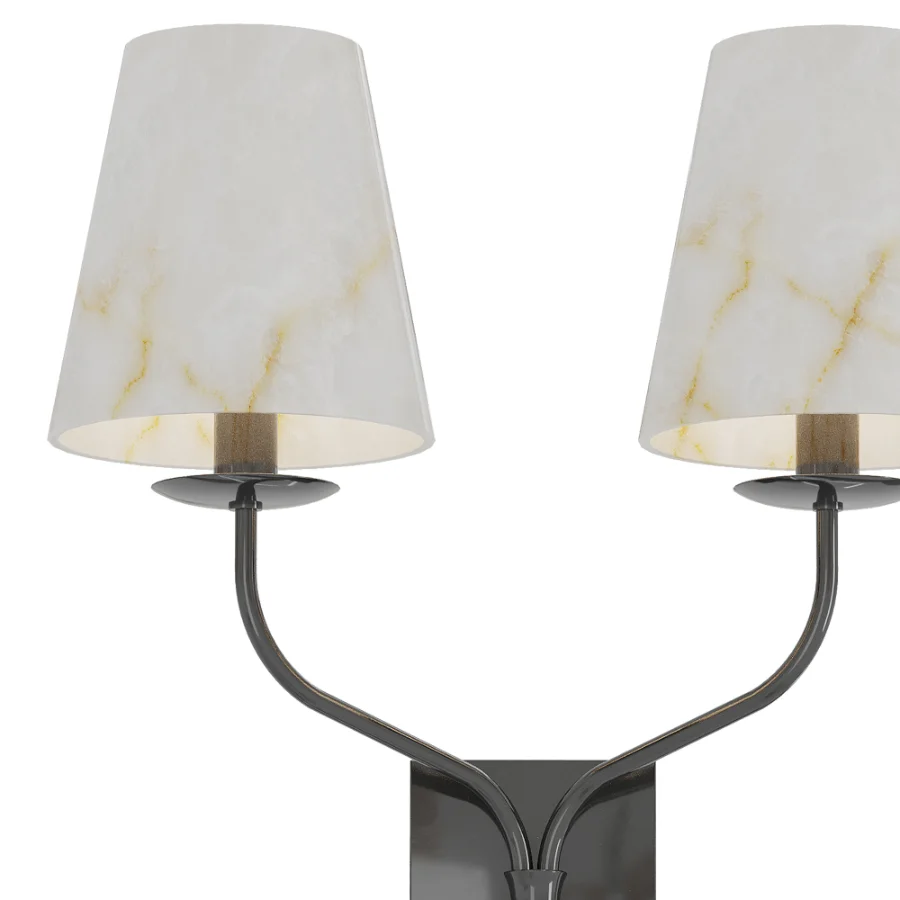 Mirevaux Alabaster Wall Sconce Image 8