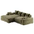 White L Shaped Deep Sofa - Thumbnail 3