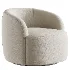 Gwyneth Ivory Boucle Swivel Chair by goop - Thumbnail 3