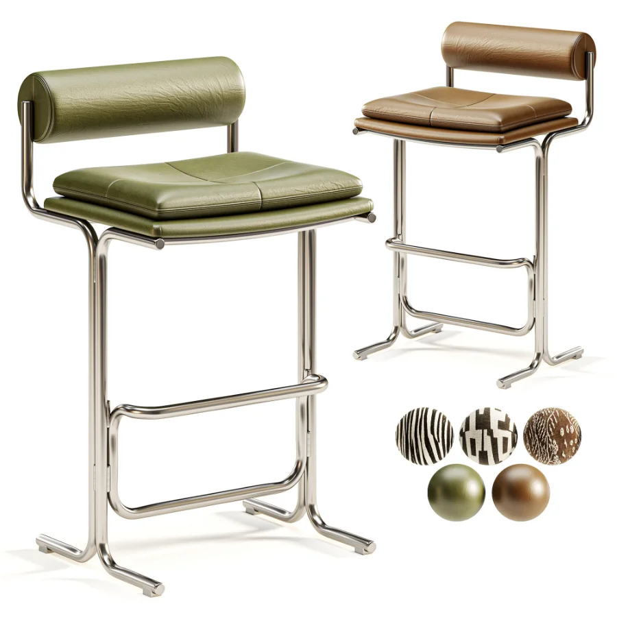 Bolster Bar Stool Image 4