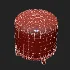 Bisou Performance Jacquard Ottoman - Thumbnail 2