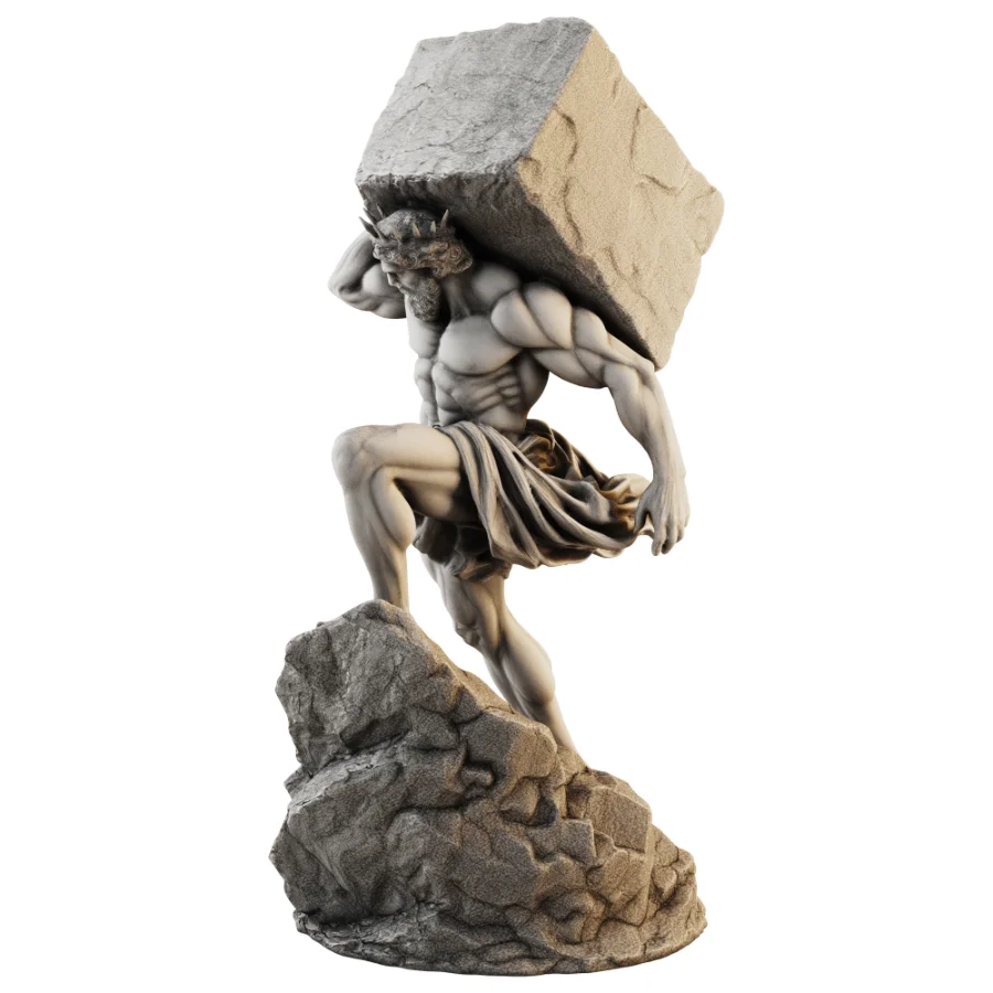 Atlas Burden Statue Image 1