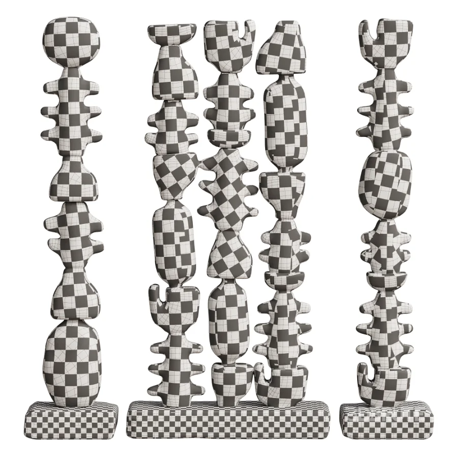 Abstract Sculptural Columns 02 Image 4