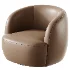 Tayson Swivel Armchair Stone - Thumbnail 6