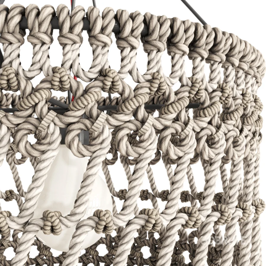 Macrame Pendant Lamp Image 4