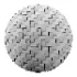 FB19 PBR Woven bamboo herringbone 4K - Thumbnail 4