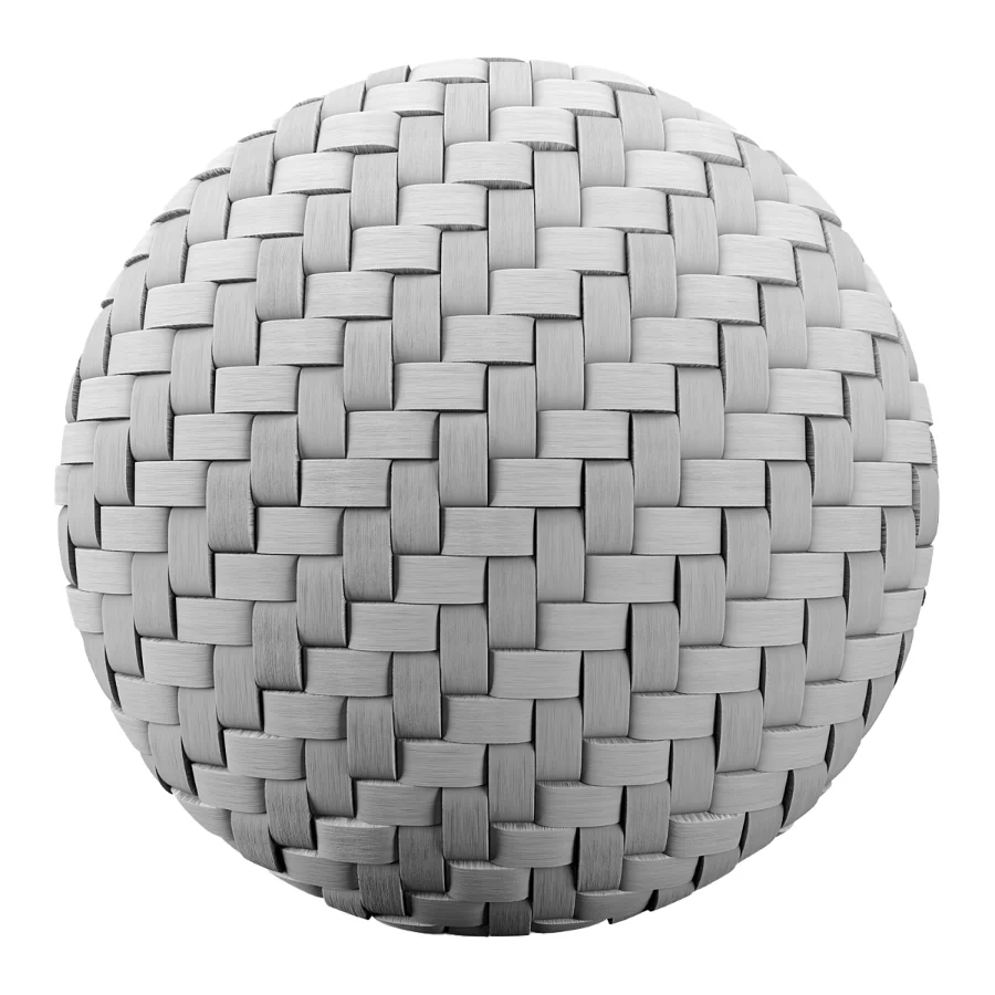 FB19 PBR Woven bamboo herringbone 4K Image 4