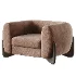 Tina Modern Boucle Upholstered Accent Armchair - Thumbnail 3