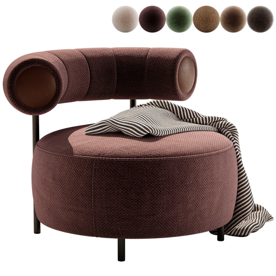 Naduvi Miley Velvet Right Cremekleurig Sofa Image 6