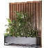 Room Divider Planter 03 – Wooden Panel with Plants - Thumbnail 3