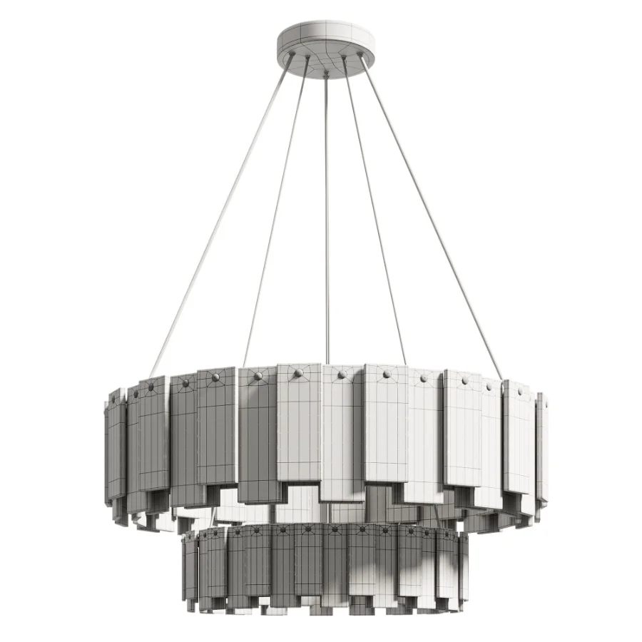 Celestial Alabaster Round Chandelier 2 Image 1
