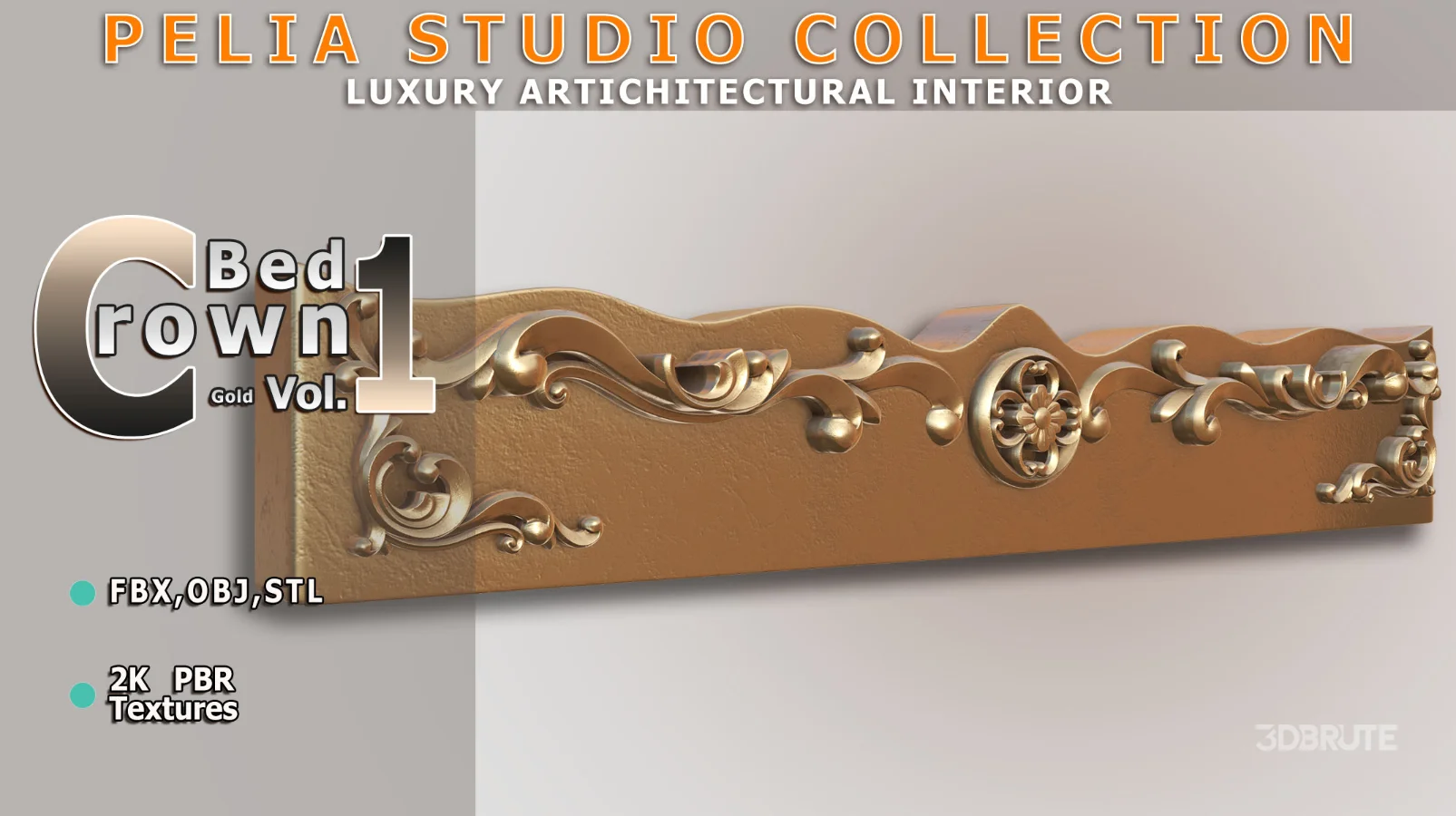 BedCrown-1-Gold Image 1