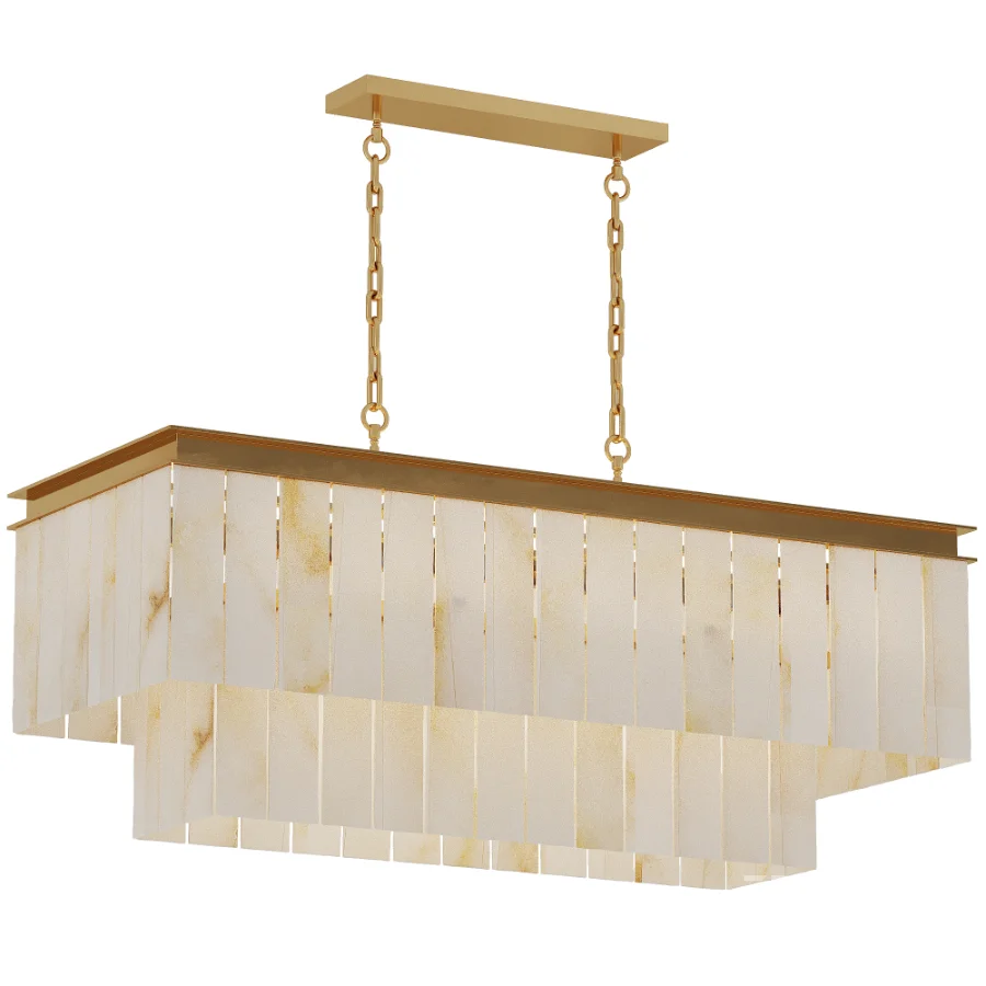 Afralia Marble Ceiling Chandelier Set2 Image 1