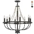 Resha Wagon Wheel Chandelier - Thumbnail 1