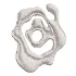 Wall Sculpture Modern Liquid Chrome Metal - Thumbnail 6