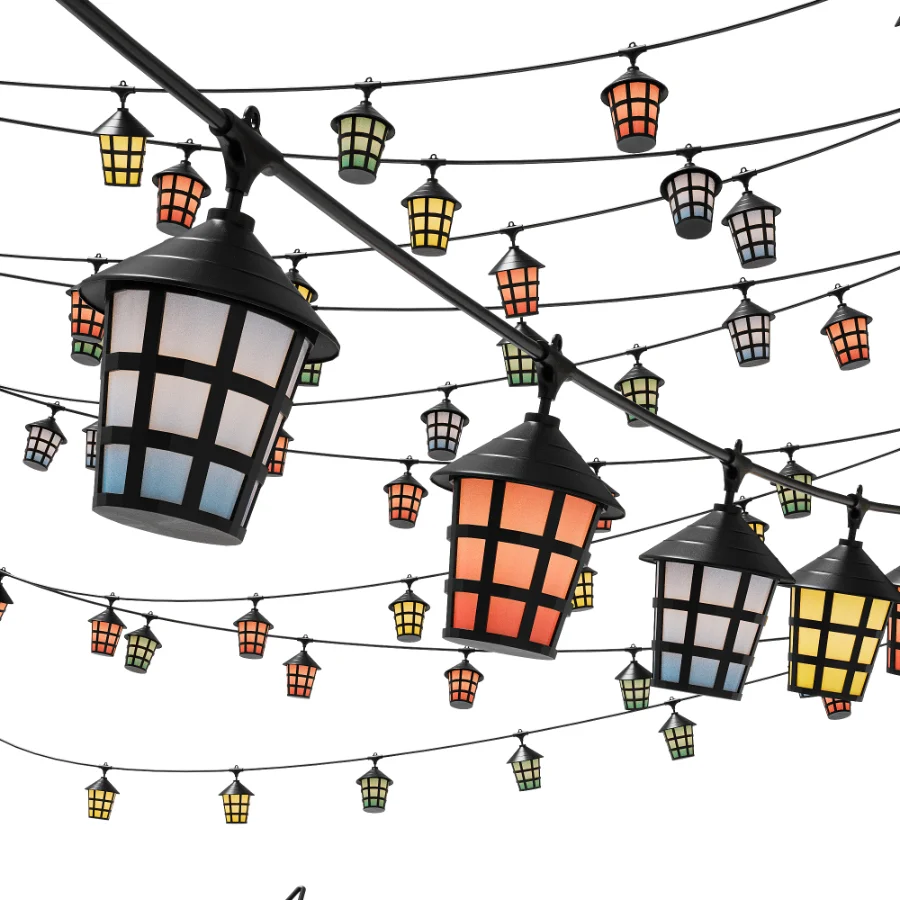 Editable Garland Outdoor String Lights 18 Image 3