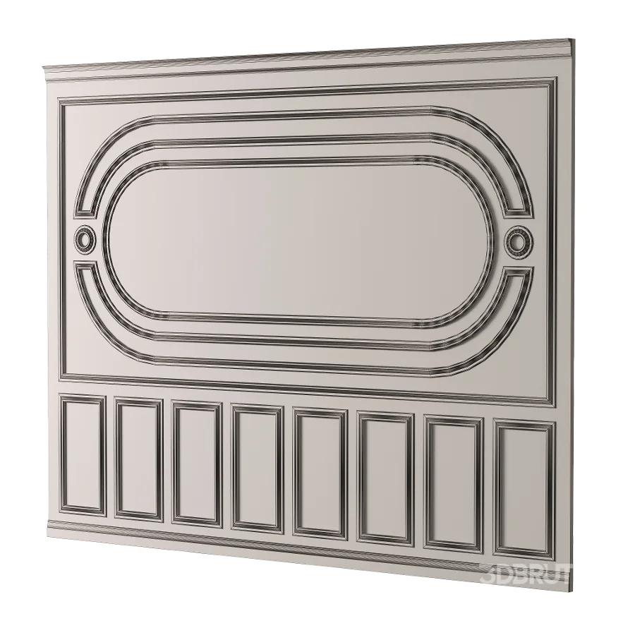 Classic 3D Wall Panel Elegant Design for Interior Decor 20 Image 1