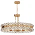 Gold Crystal Metal Chandelier - Thumbnail 1