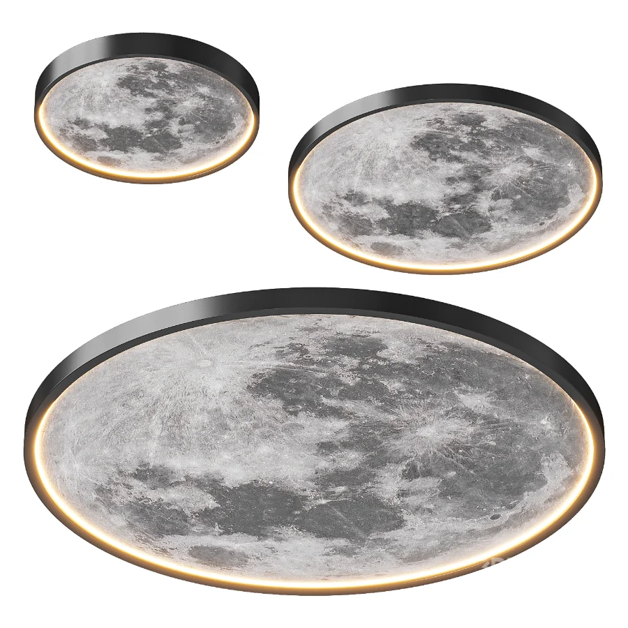 Ceiling Led Cosmos Moon Image 2