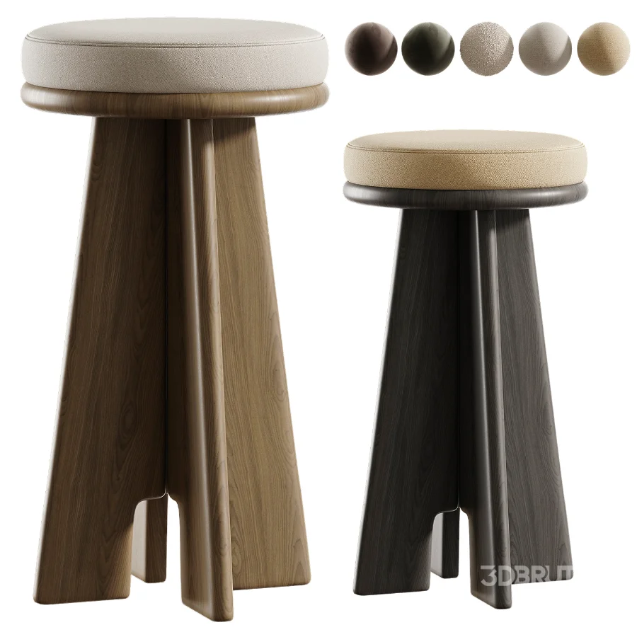 Стул полубарный, Kuru Chair Image 4